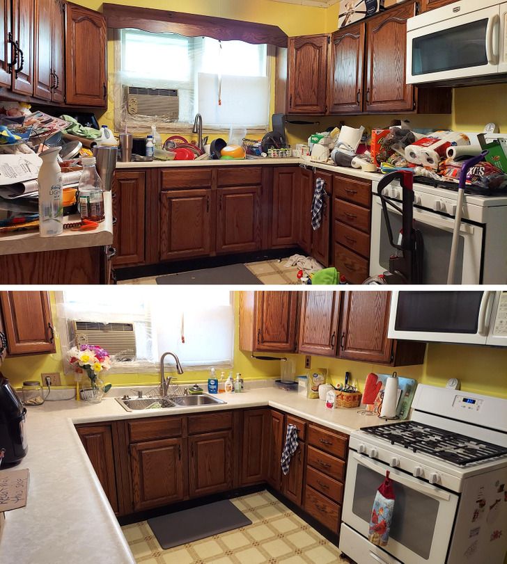 Clean restored room after clearance